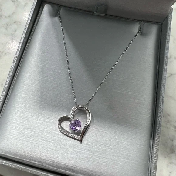 Zales amethyst necklace - Picture 1 of 6